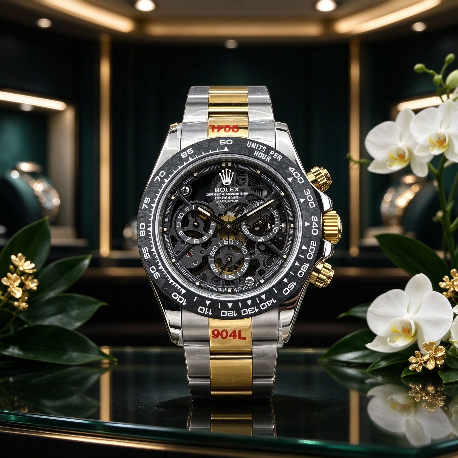 Rolex Cosmometer Daytona Gold 40mm Automatic Chronograph Men's Watch