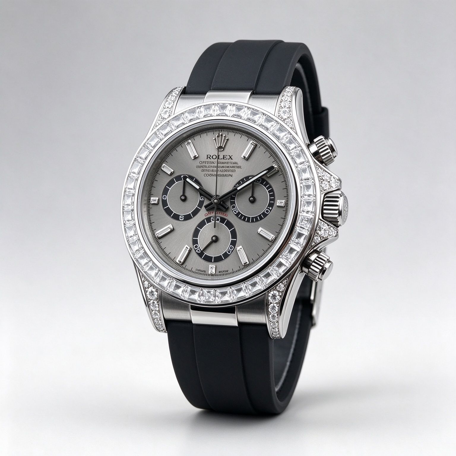 Rolex Cosmometer Daytona 126539TBR Cement Grey T-Square Diamond 40mm Automatic Chronograph