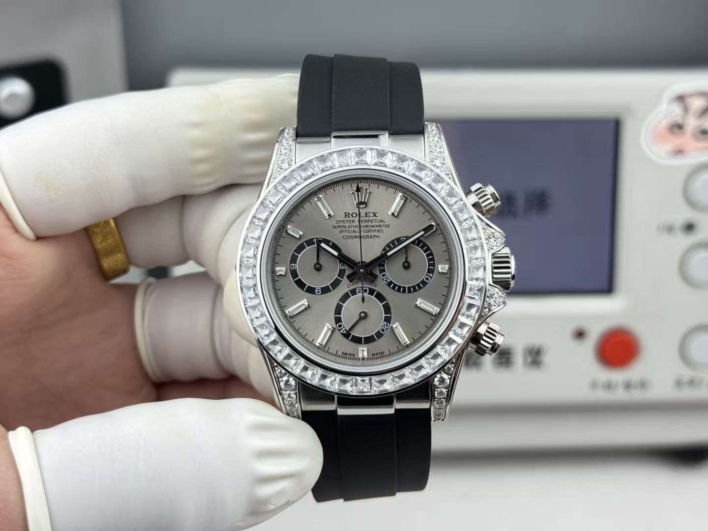 Rolex Cosmometer Daytona 126539TBR Cement Grey T-Square Diamond 40mm Automatic Chronograph 图 2