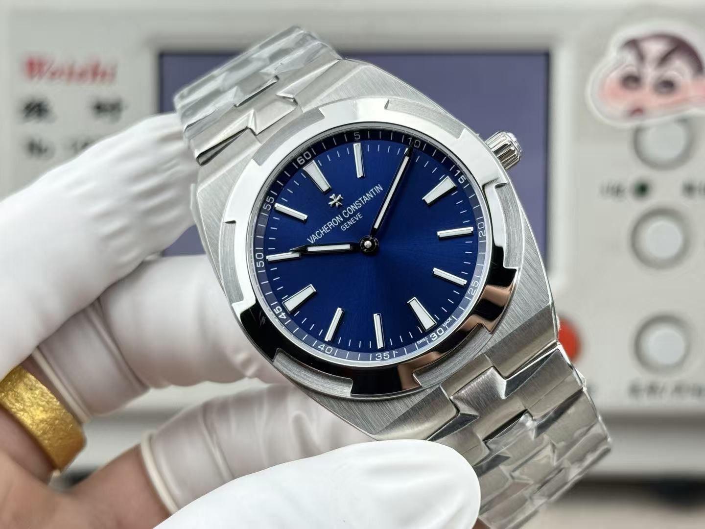 Lelaki Ultra-nipis Dua Jarum Automatik Mutiara Tourbillon Kaliber Perniagaan Sukan Jam Tangan Lelaki Band Keluli Bercahaya 图 5