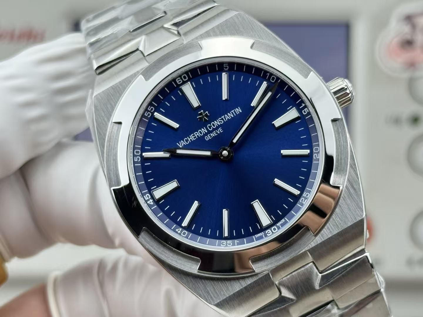 Lelaki Ultra-nipis Dua Jarum Automatik Mutiara Tourbillon Kaliber Perniagaan Sukan Jam Tangan Lelaki Band Keluli Bercahaya 图 2