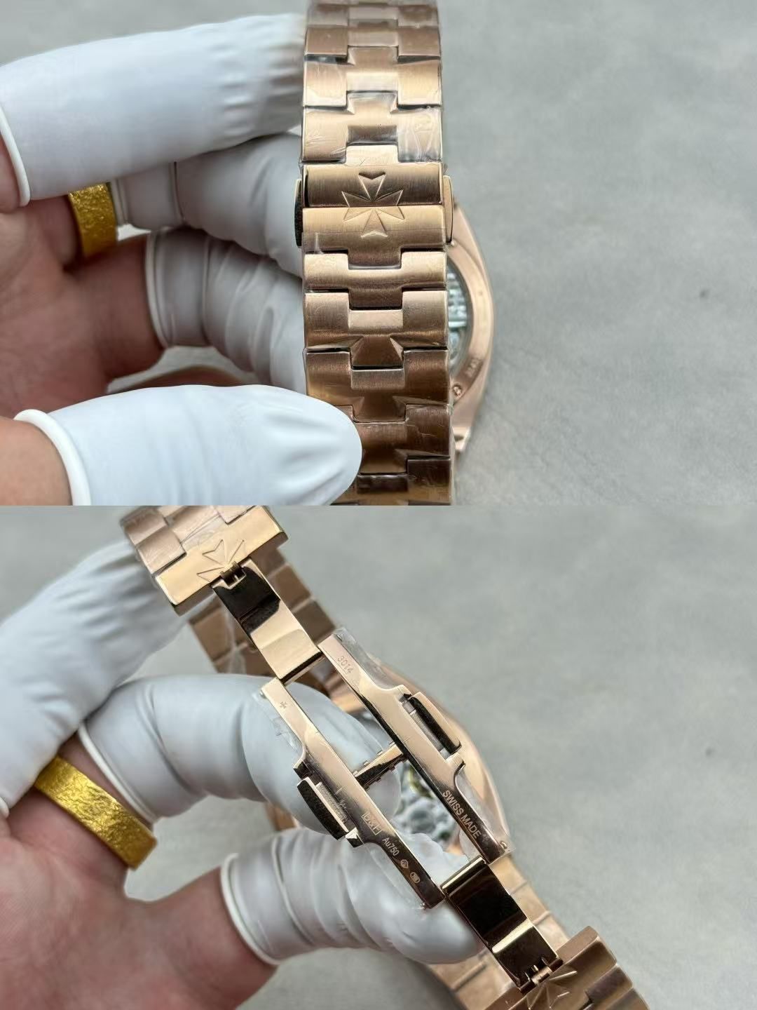 Jam tangan automatik dua pin ultra-nipis mewah ringan jam tangan keluli sukan jam tangan lelaki pergerakan tourbillon mutiara dail bercahaya 图 9