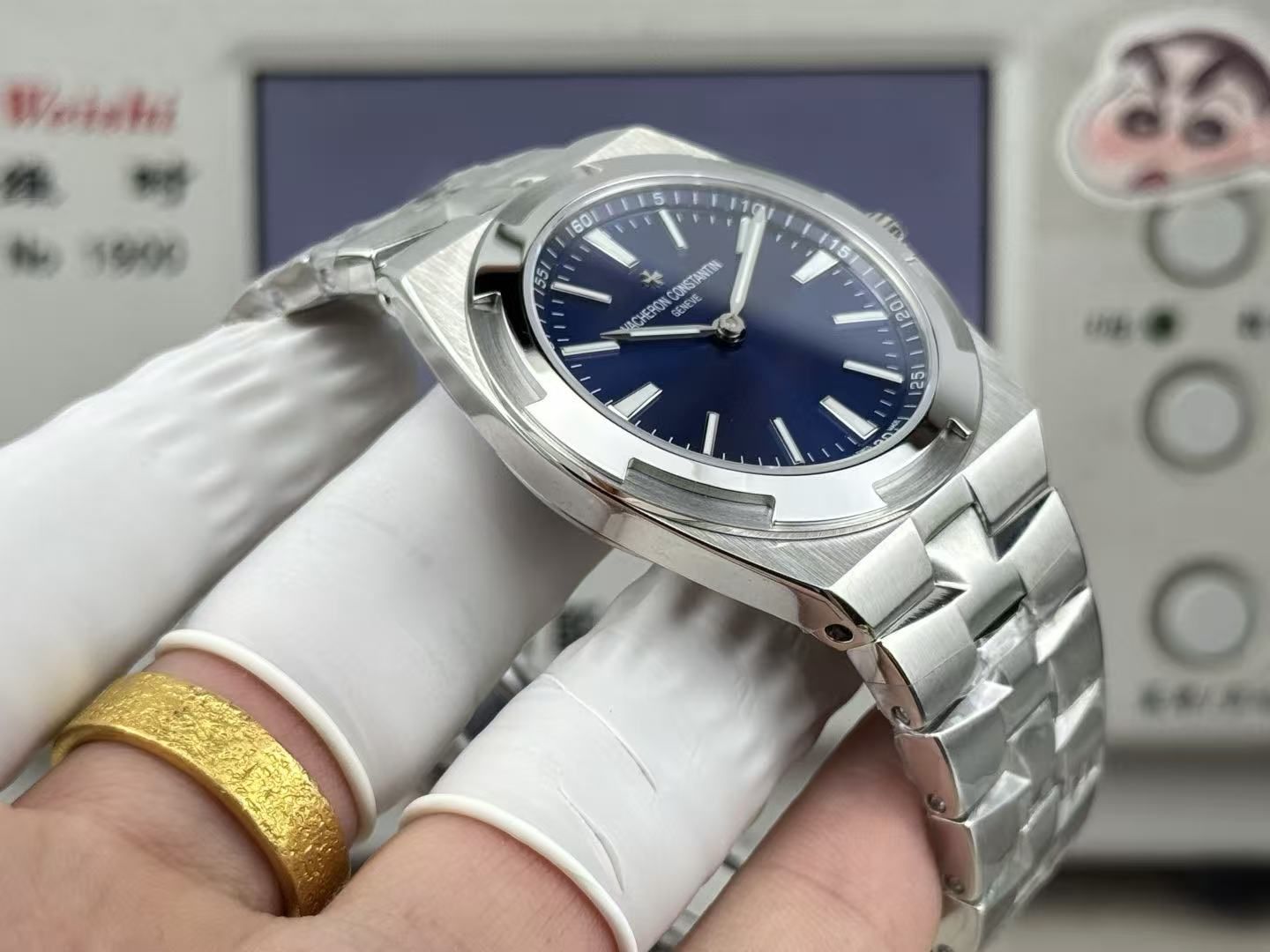 Lelaki Ultra-nipis Dua Jarum Automatik Mutiara Tourbillon Kaliber Perniagaan Sukan Jam Tangan Lelaki Band Keluli Bercahaya 图 6