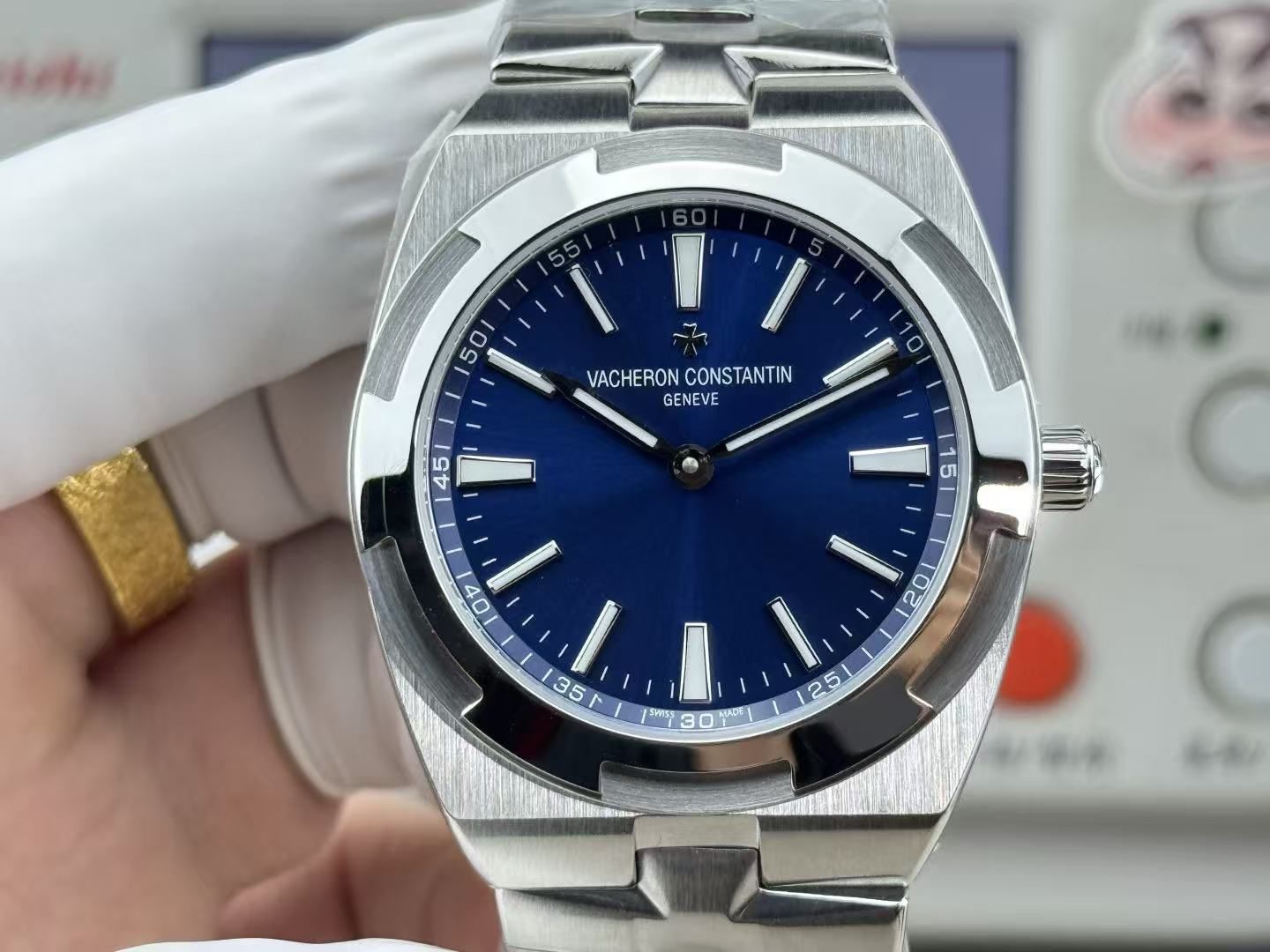 Lelaki Ultra-nipis Dua Jarum Automatik Mutiara Tourbillon Kaliber Perniagaan Sukan Jam Tangan Lelaki Band Keluli Bercahaya 图 3
