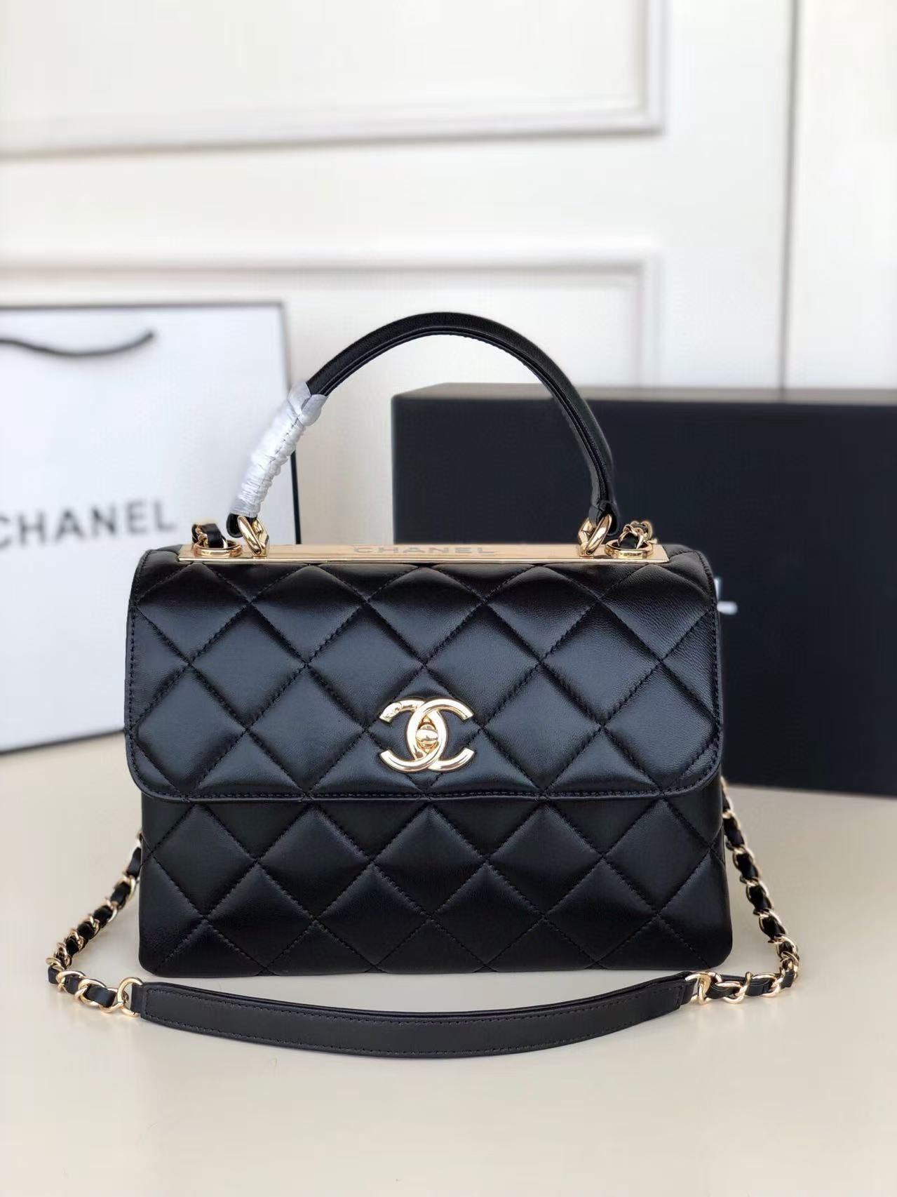 Chanel Women's Diamond Plaid Handbag Vintage Chain Crossbody Light Luxury Flap Shoulder Bag 8 Colors Optional 图 4