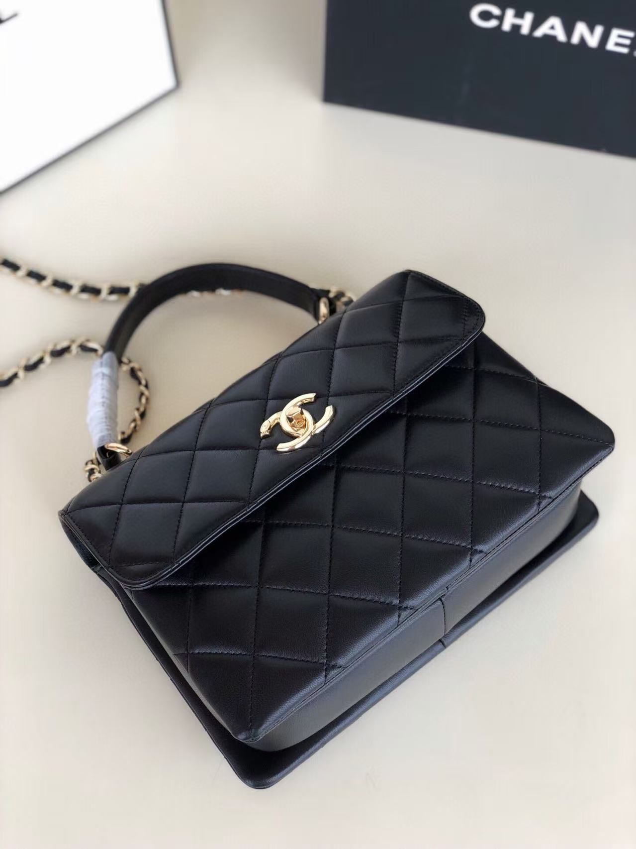 Chanel Women's Diamond Plaid Handbag Vintage Chain Crossbody Light Luxury Flap Shoulder Bag 8 Colors Optional 图 10