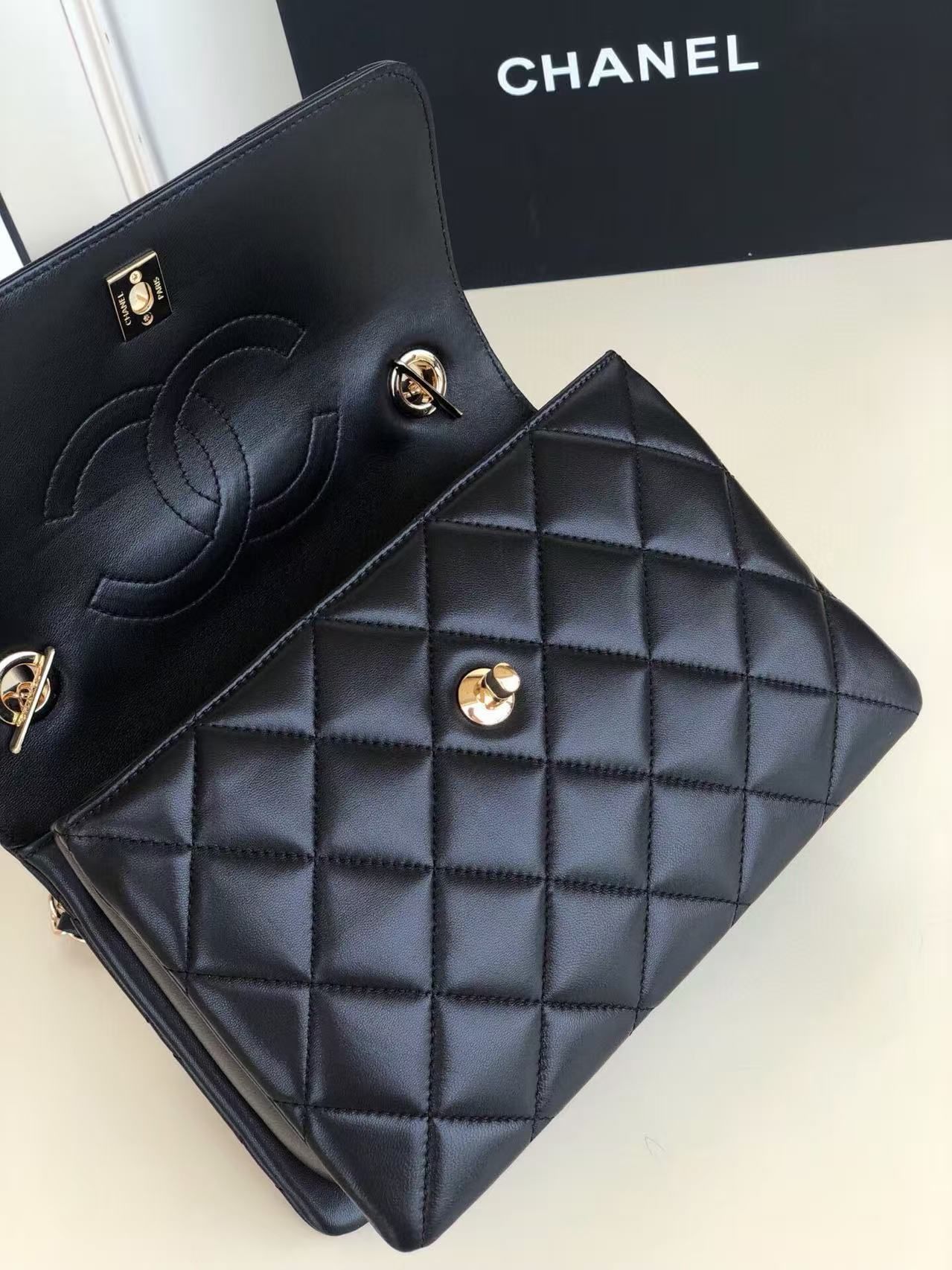 Chanel Women's Diamond Plaid Handbag Vintage Chain Crossbody Light Luxury Flap Shoulder Bag 8 Colors Optional 图 8