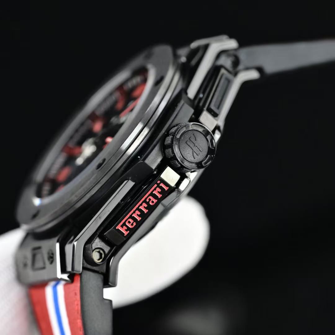 Big Bang Ferrari Sport Chronograph Men's Skeleton Luminous Racing Watch 图 6