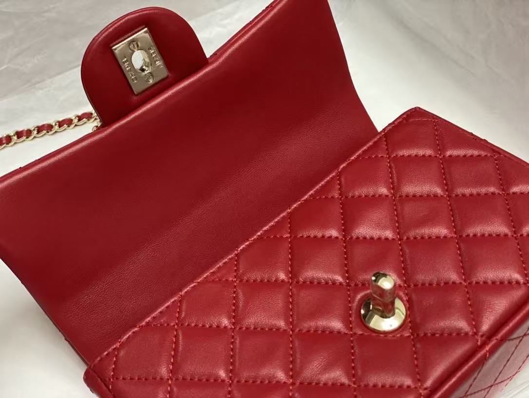 Chanel 2026 new rhombus handbag chain small bag women premium flip small square shoulder messenger bag 11 colors to choose from 图 7