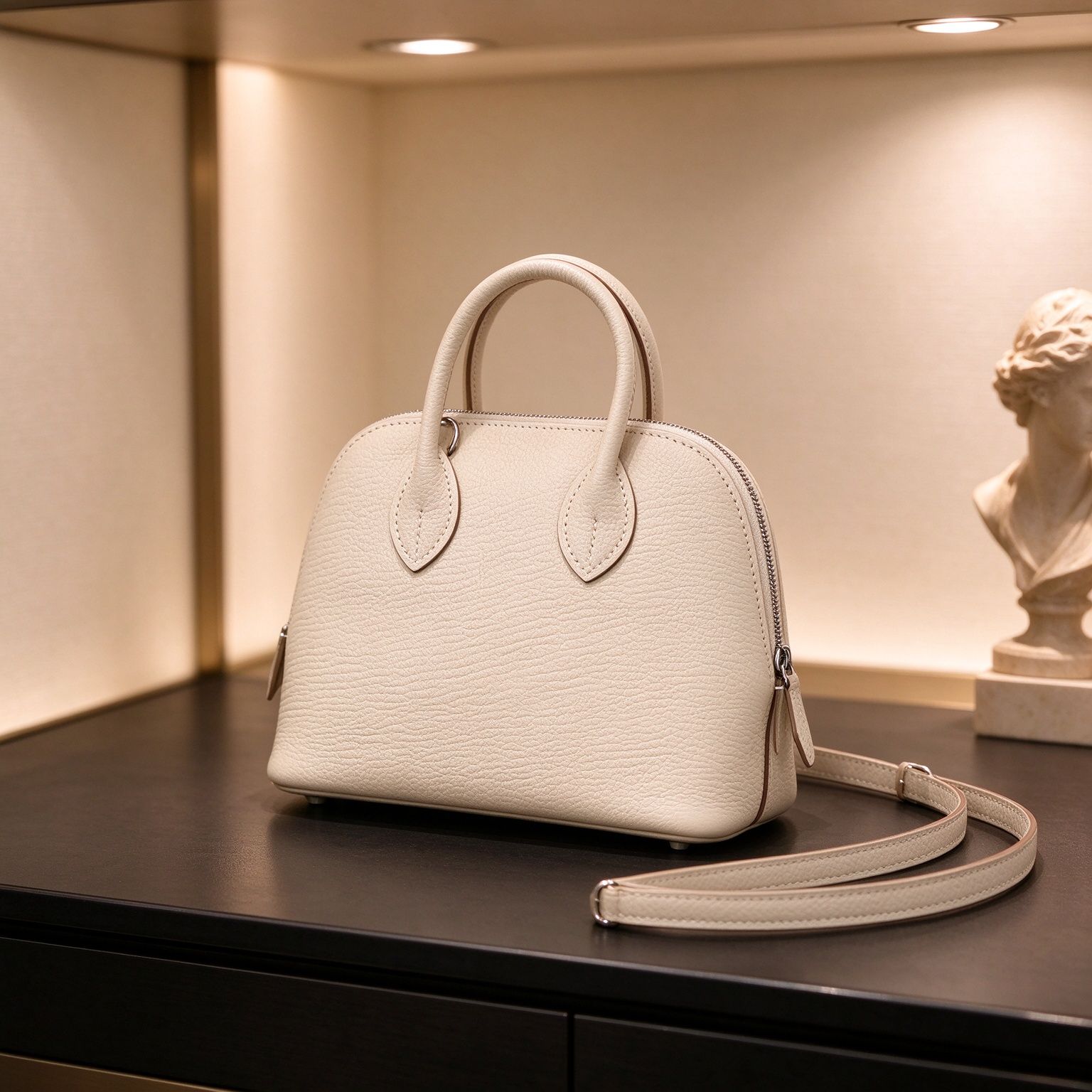 ต่างหู Hermès Lightweight Simple Metal Circle ต่างหูทรงคอมมิวเตอร์สุดหรู