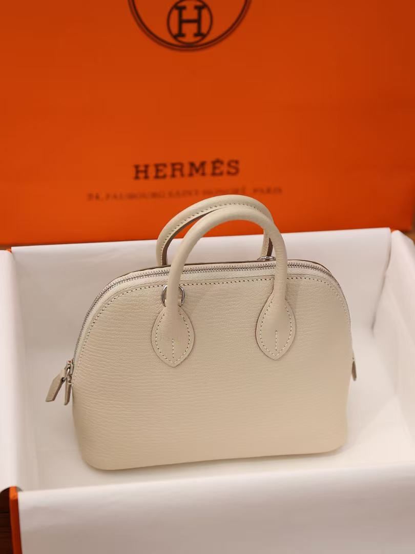 ต่างหู Hermès Lightweight Simple Metal Circle ต่างหูทรงคอมมิวเตอร์สุดหรู 图 3